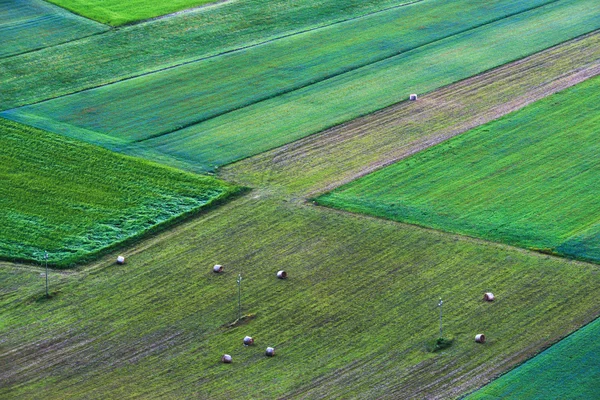 Air view of the landscape of Umbria, Italy