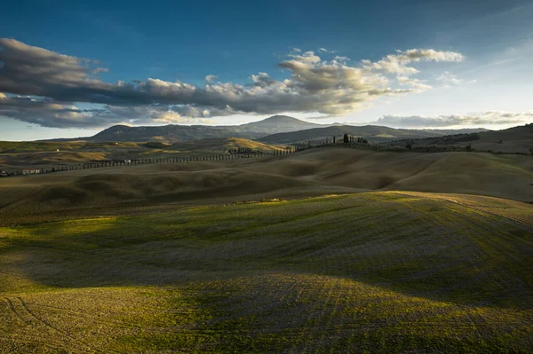 Die Besten Luftaufnahmen Der Toskanischen Landschaft — Stockfoto