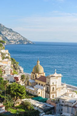 Amalfi Sahili Harika ışık ve renklerle