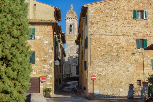 Ciudad Absolutamente Hermosa Sur Toscana Algún Lugar Val Orcia San — Foto de Stock