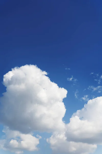 นหล าและเมฆขนาดใหญ Fluttering ในท องฟ — ภาพถ่ายสต็อก