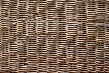 Doğal renklerde iç içe geçmiş rattan lifleri. iyi bir zemin ve doğal materyallerin gösterimi olarak hizmet vermektedir. Tasarım için dokuma klasik retro arkaplanı.