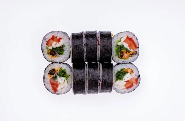 set of rolls for the restaurant menu on a light background6