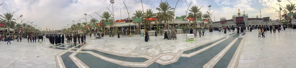 Karbala Bagdad Iraq 2019 Imam Hosseins Schrein Das Heiligtum Des — Stockfoto