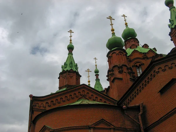 Chiesa Russa Ural Sud Chelyabinsk Park Alapole Alapol — Foto Stock