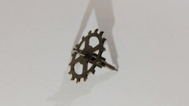 Saat metal dişli makro çekim Dönüşümlü