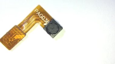 Makro casus kamerasını döndürüyor. Mikroskobik detayları yakalamak için makro lens kullanıyor. Kum detaylarını kapatın. mikro görünüm