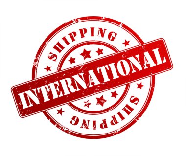 Uluslararası Nakliye lastik damgası illüstrasyon