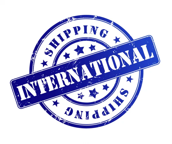 Uluslararası Nakliye lastik damgası illüstrasyon