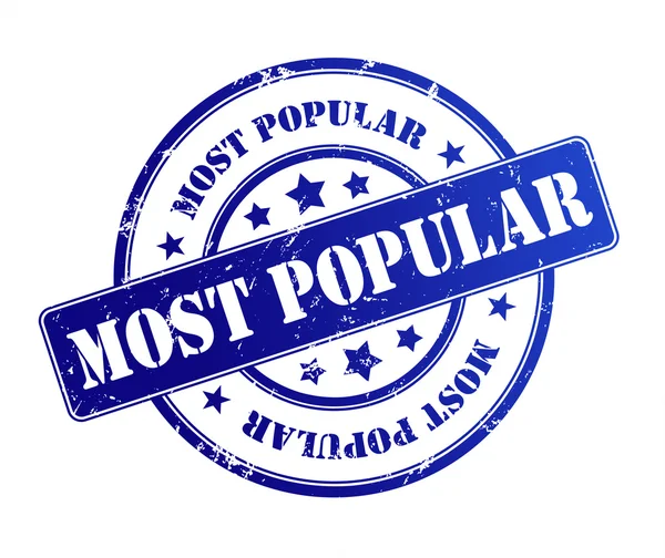 Most popular rubber stamp illustration — Stock Photo, Image