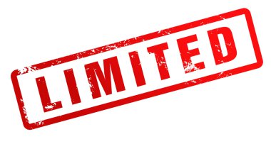 sınırlı lastik damgası illüstrasyon