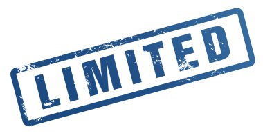 sınırlı lastik damgası illüstrasyon