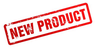 yeni ürün lastik damgası illüstrasyon