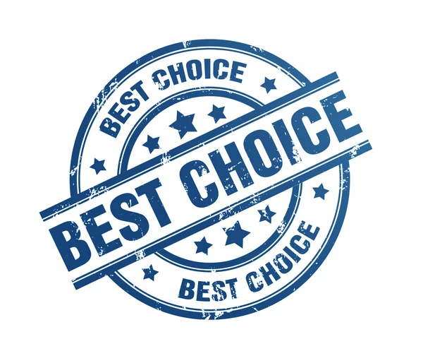 Best choice rubber stamp illustration — Stock Photo, Image