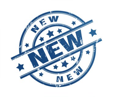 Yeni lastik damgası illüstrasyon