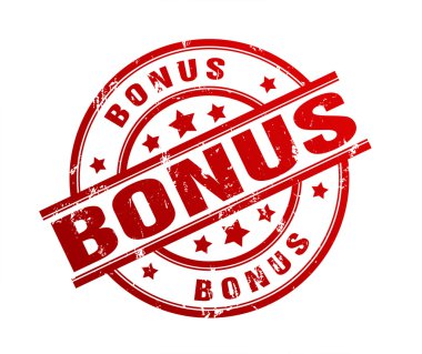 bonus lastik damgası illüstrasyon