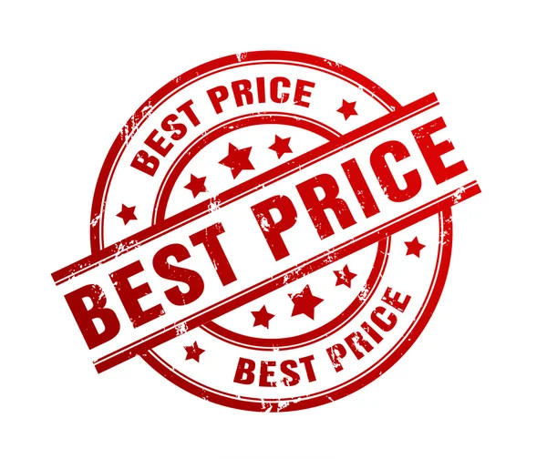 Best price rubber stamp illustration — Stock Photo, Image