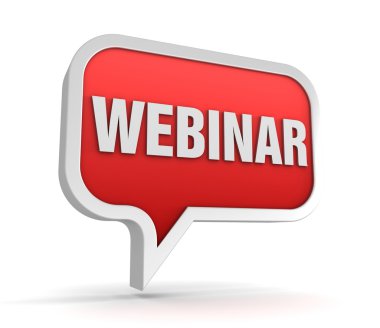 Webinar kavramı 3d çizim
