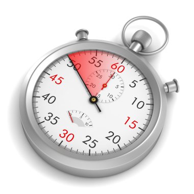 Kronometre kavramı 3d çizim