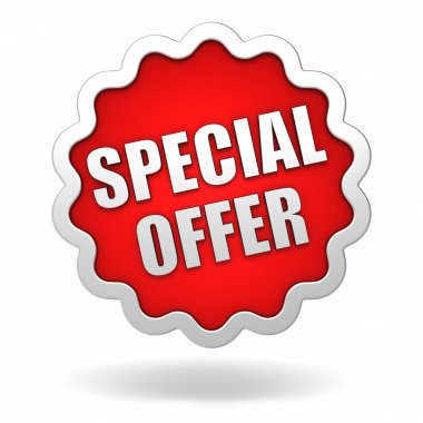 Özel Fırsat kavramı 3d çizim