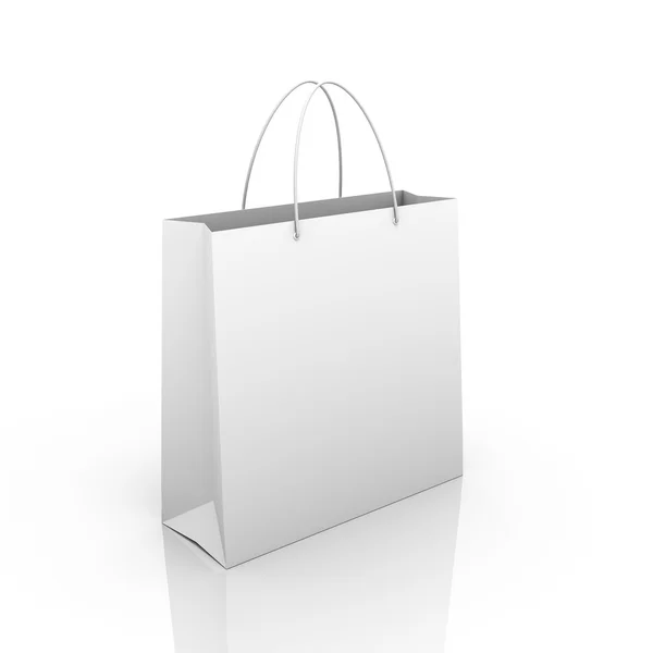 3d ilustracja koncepcja jednolitego torba na zakupy — Zdjęcie stockowe