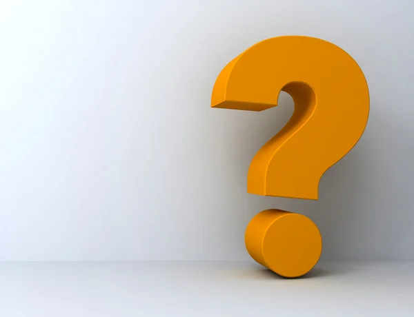 soru işareti 3d çizim