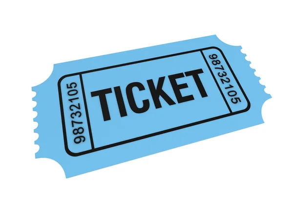 Ticketkonzept 3D-Illustration — Stockfoto