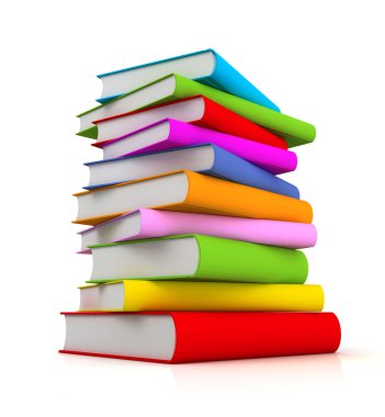kitap kavramı 3d çizim
