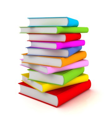 kitap kavramı 3d çizim