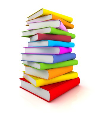 kitap kavramı 3d çizim