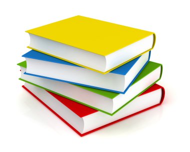 kitap kavramı 3d çizim