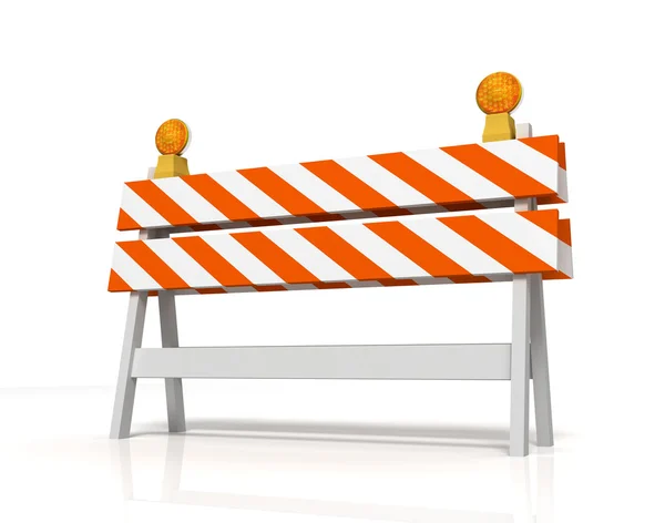 Prohibited barrier concept   3d illustration — Stock Photo, Image