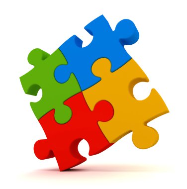 kavram 3d resimde bulmaca