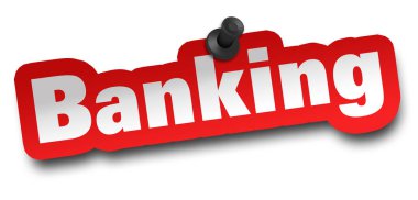 3d illüstrasyon izole kavramı bankacılık