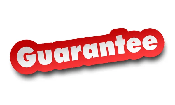 Guarantee concept 3d illustration isolated — Stock Photo, Image