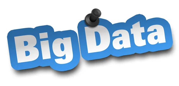 Concepto de big data 3d ilustración aislada —  Fotos de Stock