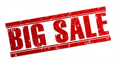 büyük satış damga konsept illüstrasyon