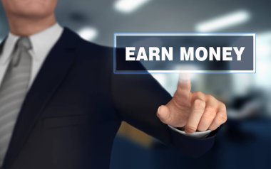 para kazanmak kavram 3d illüstrasyon iterek