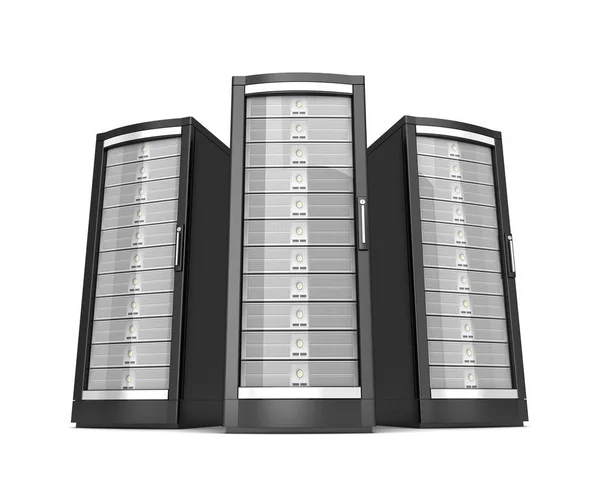 Network workstation servers 3d illustration — Stock Photo, Image