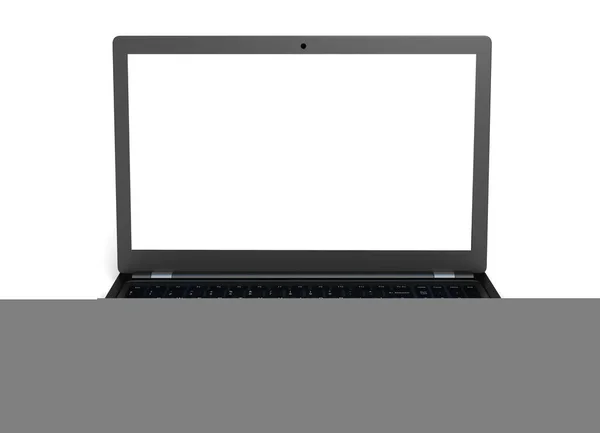 Laptop computer single 3d illustration — Stock Photo, Image