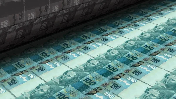 Money bills 3d illustration isolated on white — Stockfoto