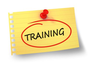 Eğitim kavramı 3d illüstrasyon izole