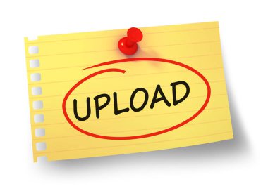 3d illüstrasyon izole kavramı yükle