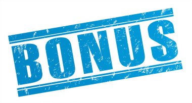 bonus kauçuk pul kavramı illüstrasyon