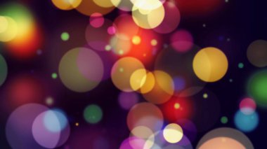 Bokeh ışıkları renkli bulanık illüstrasyon