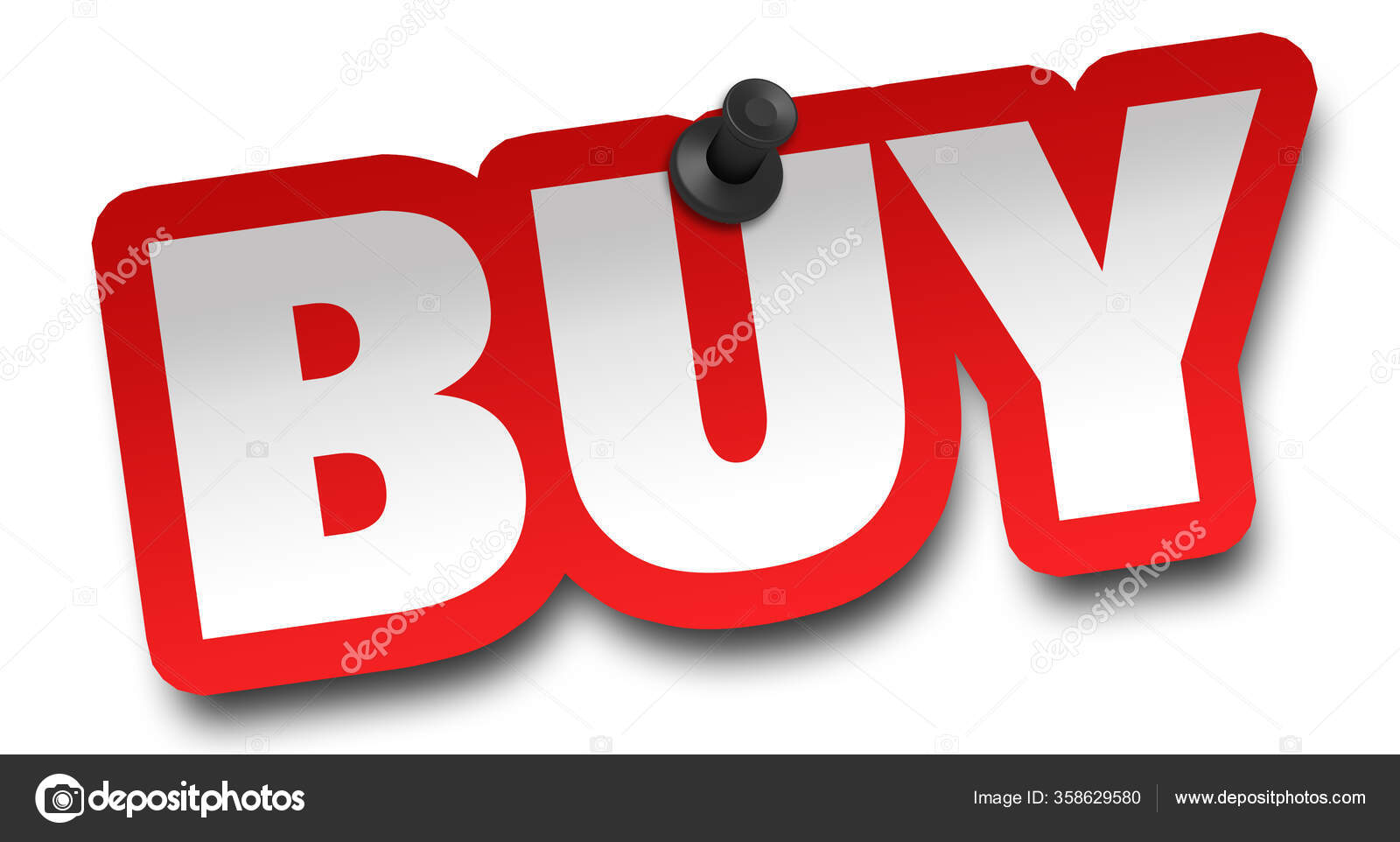 Buy Concept Illustration Isolated White Background Stock Photo Buy Concept Illustration Isolated White Background Stock Photo