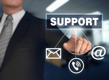 Parmak itme konsepti 3d illüstrasyonla destek