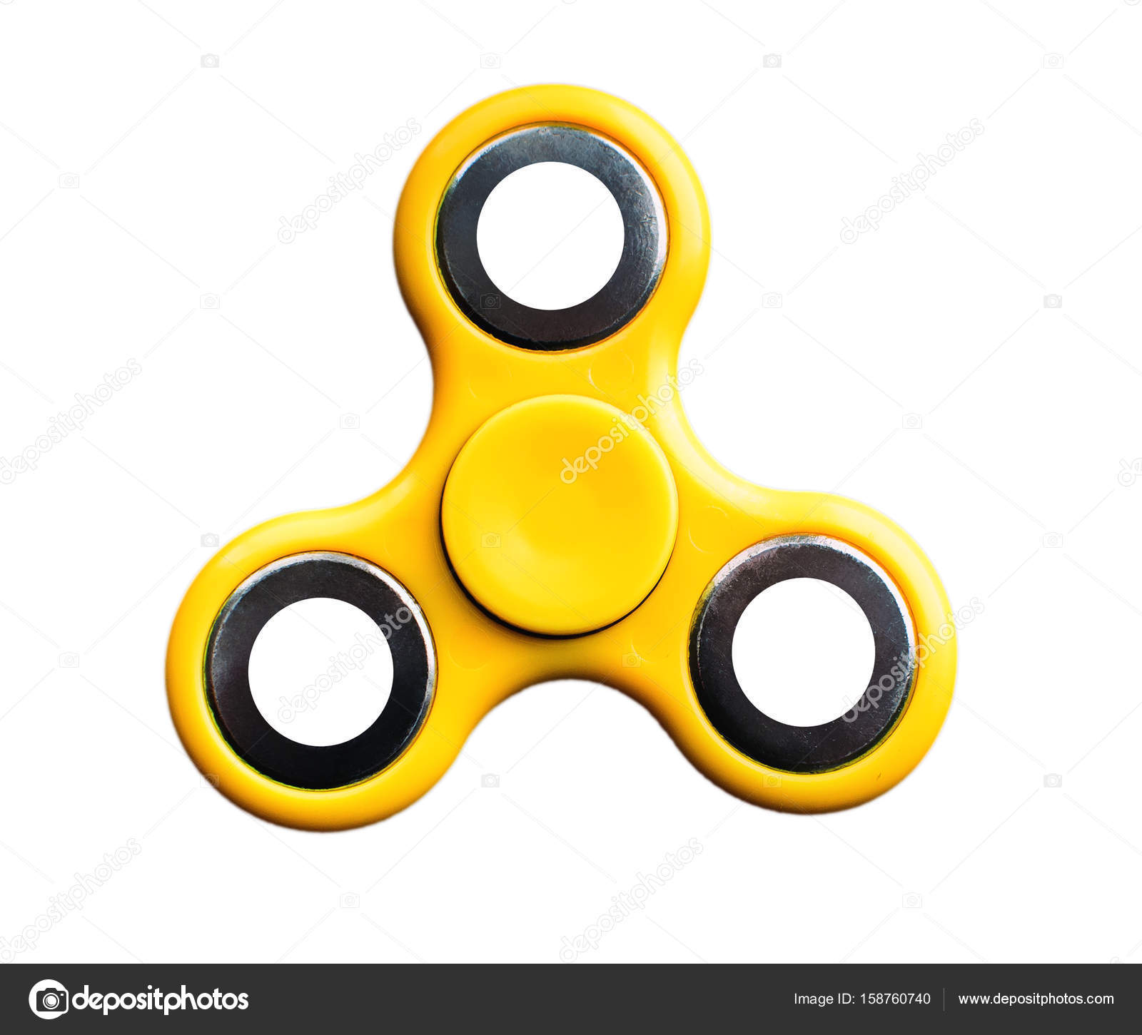 fidget spinner yellow