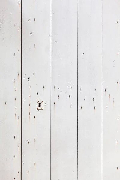 Detalhe branco da porta — Fotografia de Stock