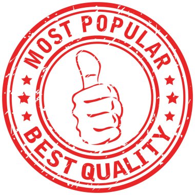 Popüler bir pazarlanabilir ürün damgalı etiketini